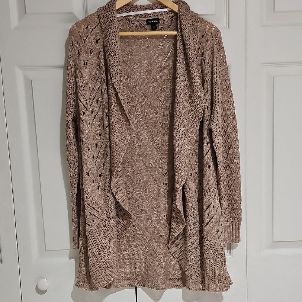 ✨ Torrid Open Front Knit Cardigan📏 Size 0 (Plus Size)
